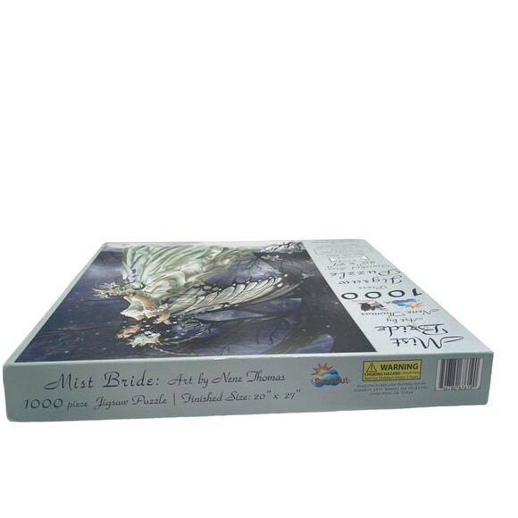 Nene Thomas "Mist Bride's Maid" Fairy 1000pc Jigsaw Puzzle RARE Complete - Picture 4 of 7